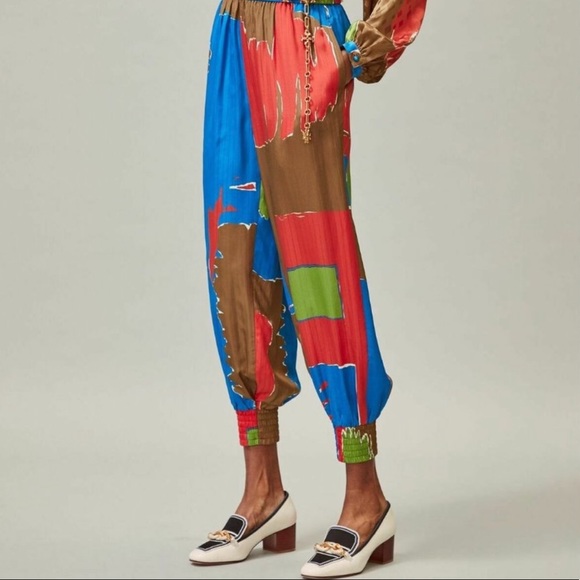 COPY - Tory Burch Silk Pants - Picture 2 of 9